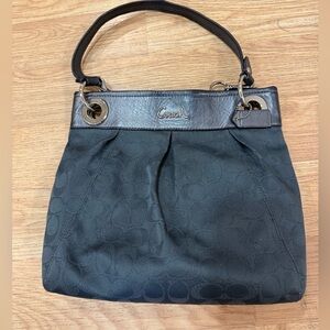 Coach Ashley‎ Signature Charcoal Gray Lurex
Crossbody-Shoulder H1161-F17680 Logo